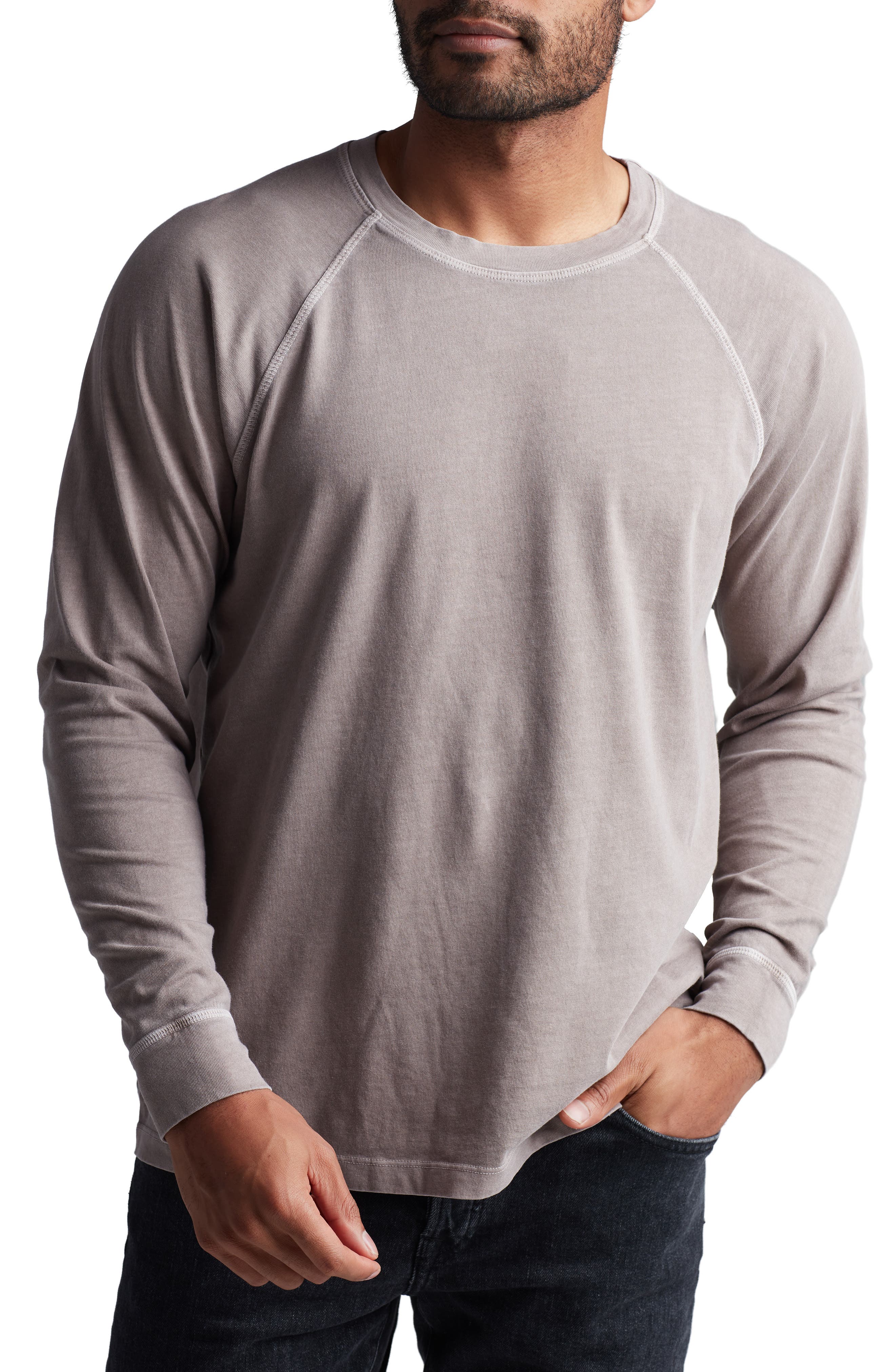 Smith & Jones Men's Long Sleeve Raglan Cotton Crew Neck T-Shirt Top 2-Pack Smith & Jones Men's Long Sleeve Raglan Cotton Crew Neck T-Shirt Top 2-Pack